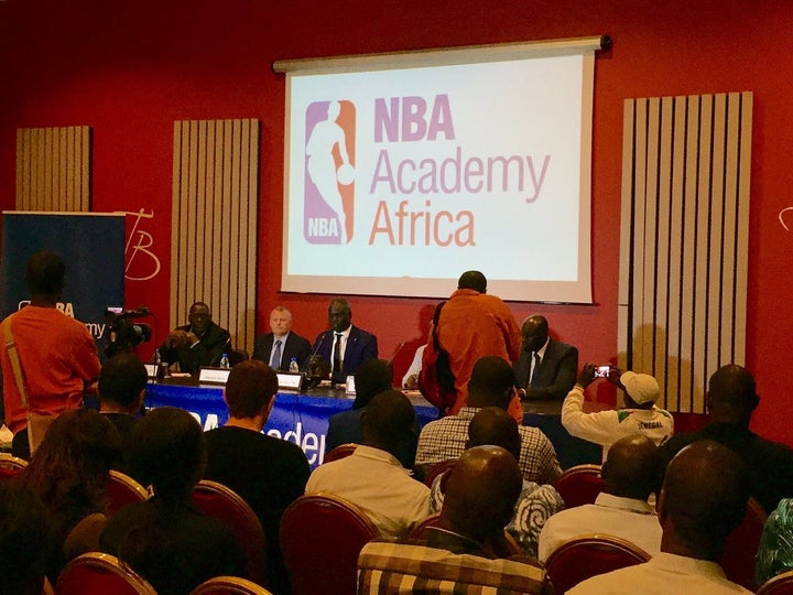 Last week the NBA formally announces the launch of NBA Academy Africa, the 5th of its kind around the world. (Mark Bayne | Nike Basketball Sports Marketing)