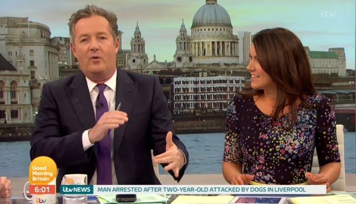 Piers Morgan launched into a rant on 'Good Morning Britain'