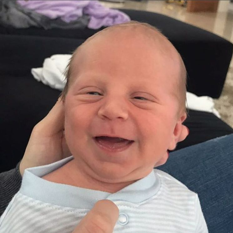 Steven Gerrard Shares Adorable First Photos Of His Smiling Baby Son Lio ...