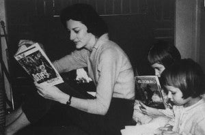 <p>From Zorro to poetry: the Sexton family loved to read together. </p>