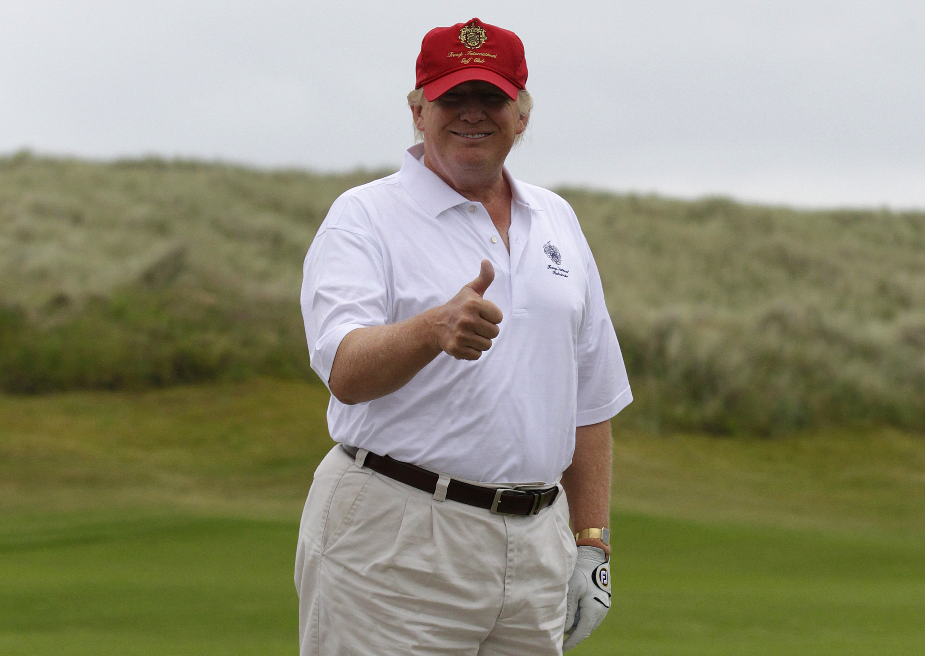 donald trump golf shirt