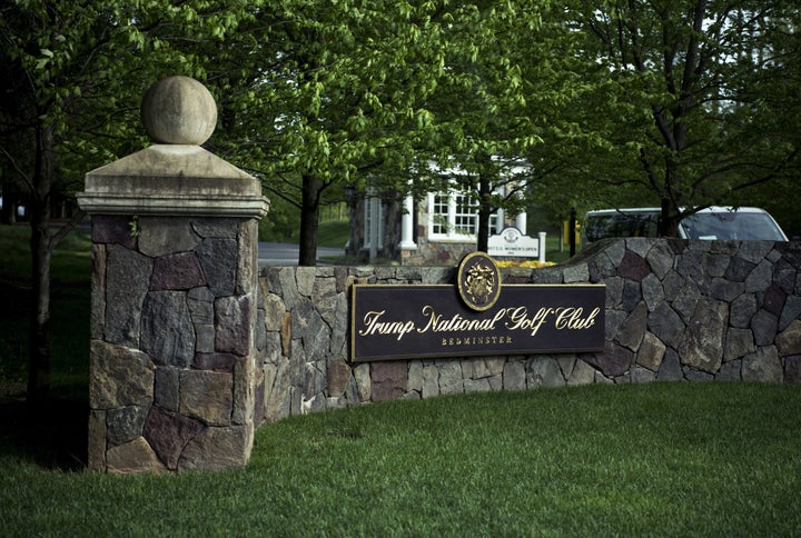 Trump National Golf Club in Bedminster, New Jersey.