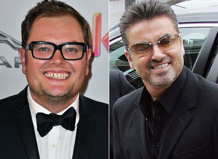 Alan Carr and George Michael