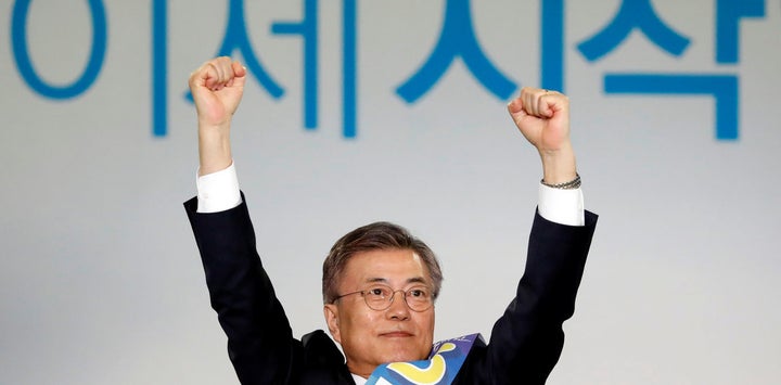 Moon Jae-in is expected to win the May 9 presidential election. 