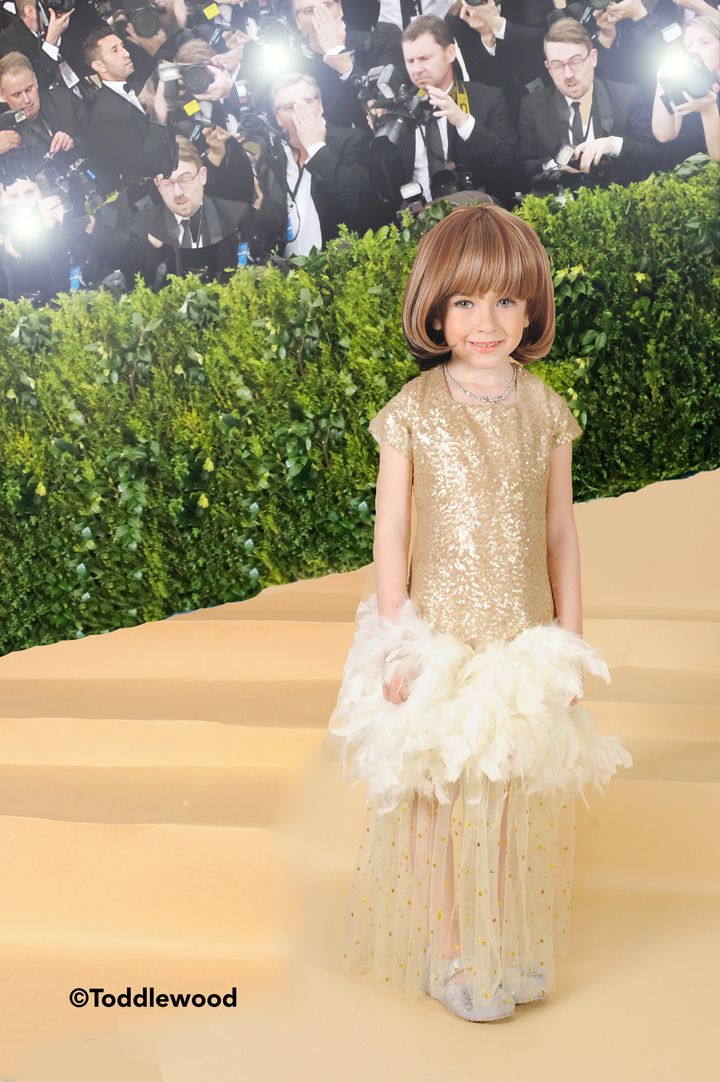 PHOTOS: Adorable kids recreate celebrity red carpet fashions on