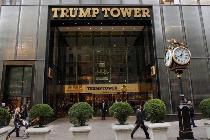 Trump Tower in NYC. 