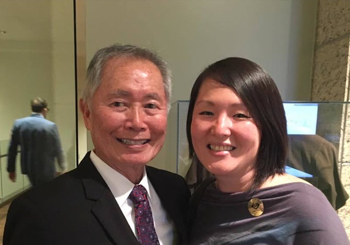 <p>Me with the legendary George Takei at the Japanese American National Museum's #NewFrontiers exhibit--opening night, March 11, 2017.</p>