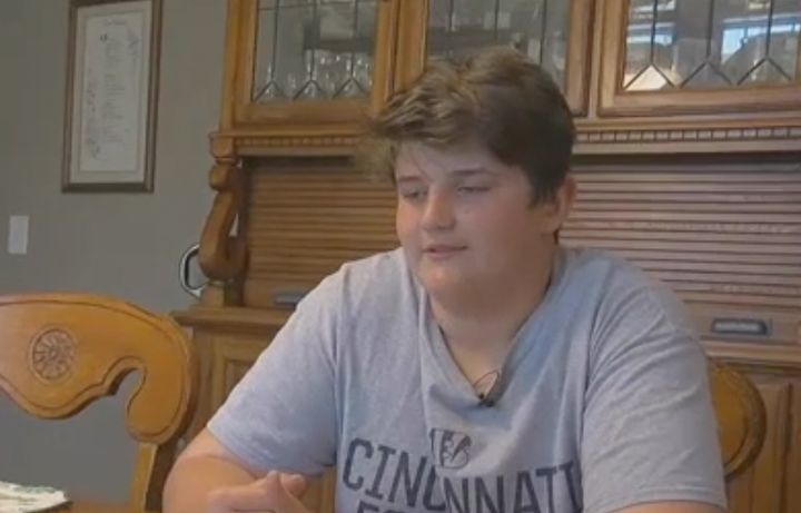 Zachary Bowlin was suspended after "liking" a social media photo of an airsoft gun. School officials listed the suspension after talking to his parents.