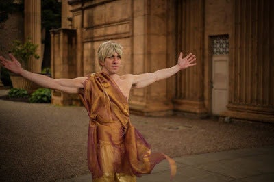 Kyle Goldman as Apollo in Twins