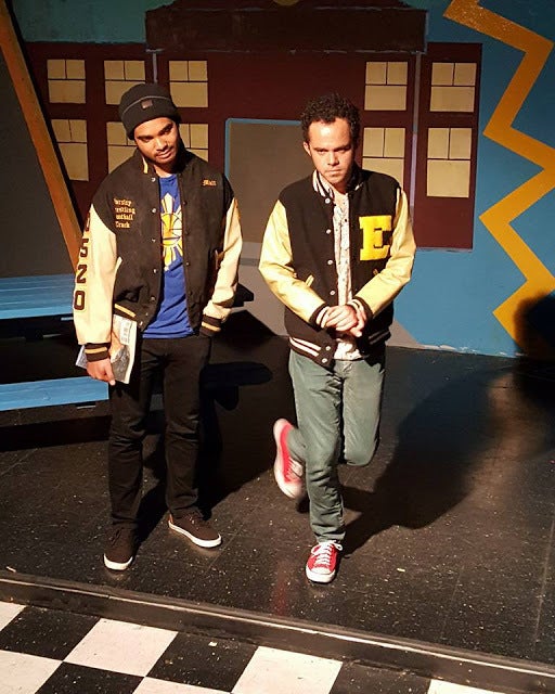 Matt (Geoffrey Malveaux) and CB (Michael Connor) are two high school jocks in Dog Sees God