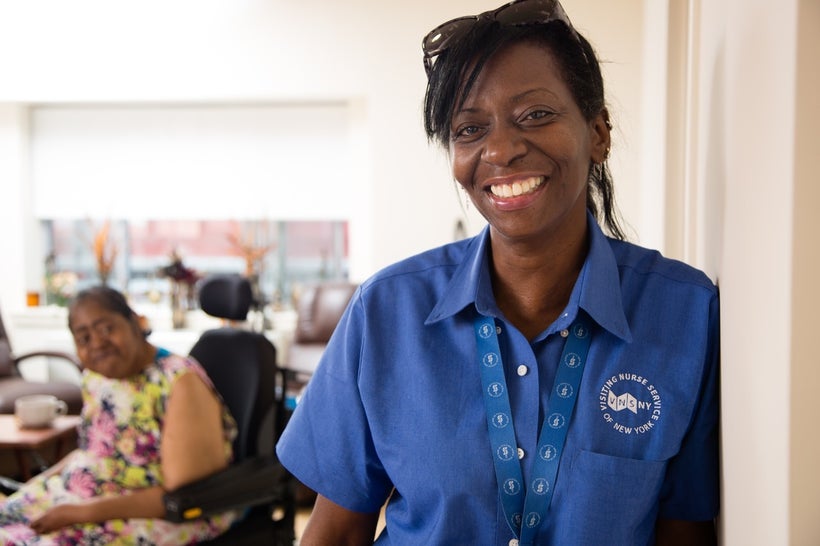 Over her 12 years with VNSNY, senior occupational therapist Gisele “Gigi” H. has come up with a ready answer for patients who