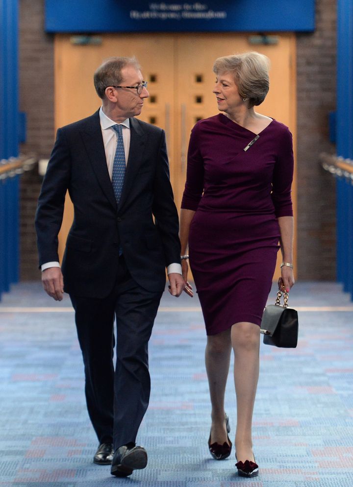 The couple at the Conservative party conference in 2016
