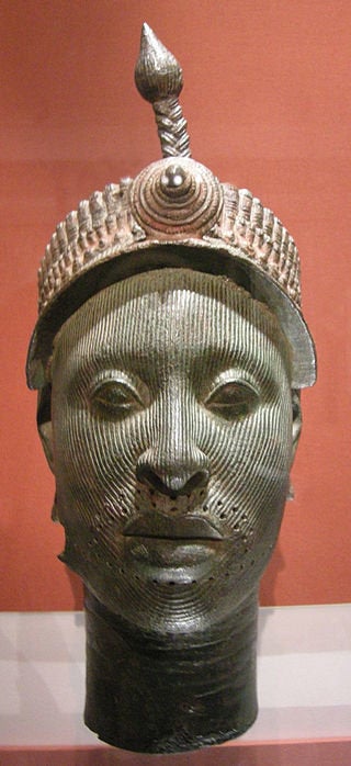 "Bronze Head from Ife."