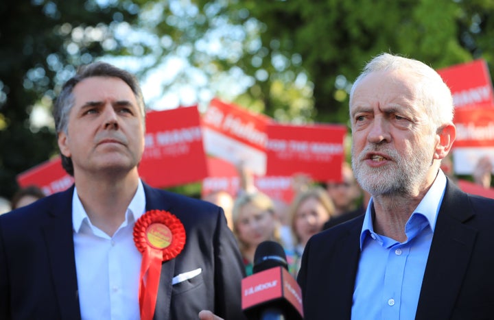 Steve Rotheram and Jeremy Corbyn