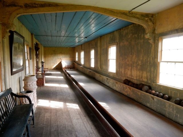 <p>1846 Bowling Alley, Roseland Cottage, Woodstock CT</p>