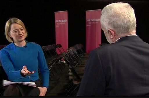 Laura Kuenssberg interviews Jeremy Corbyn.