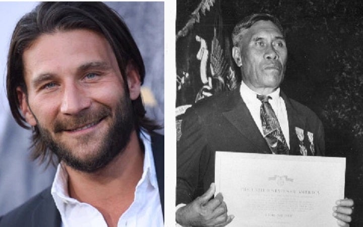 <p>A comparison of lead actor and Benehakaka Kanahele, the man he is portraying. The resemblance is lacking, to say the least.</p>