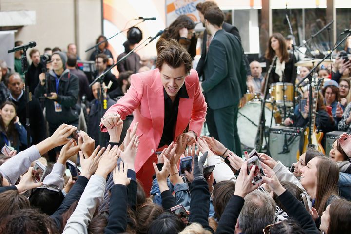 Harry Styles performs on NBC's "Today" show Tuesday.