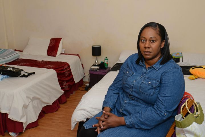 Dian Walker is living in temporary accommodation with her 11-year-old son and 8-month-old baby.