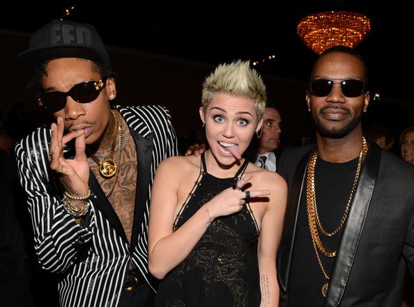 Wiz Khalifa, Miley Cyrus, and Juicy J