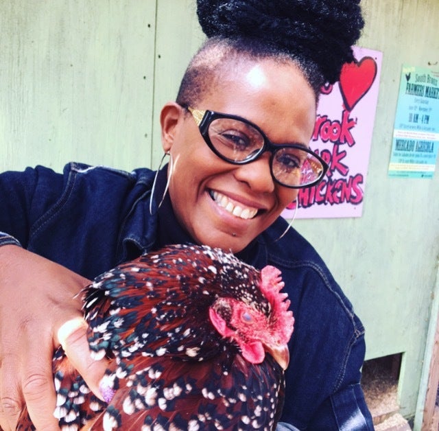 Chicken duty at Brook Park in The South Bronx