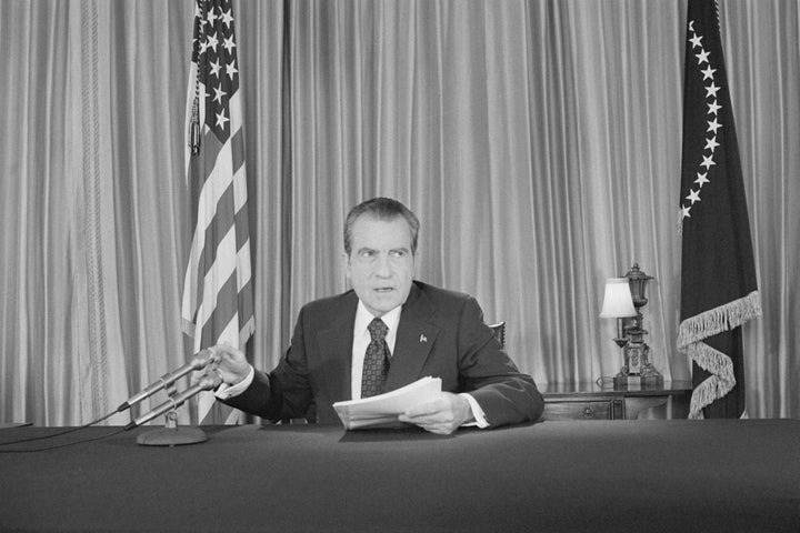 <strong>President Nixon during the Watergate scandal.</strong>