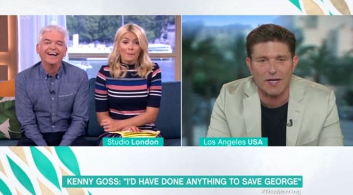 Kenny Goss swore twice during an appearance on 'This Morning'
