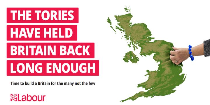 Labour's first 2017 general election campaign poster is set to be unveiled.