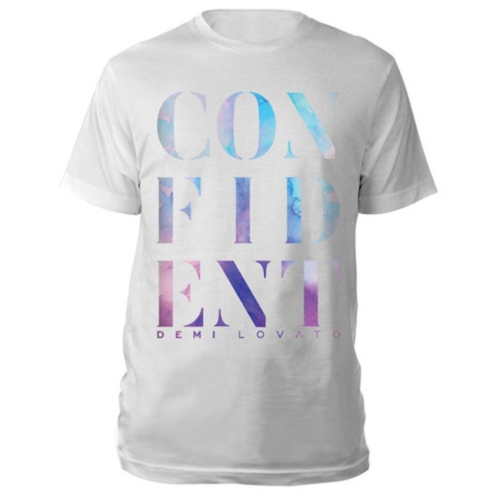 <p><strong>Demi Lovato</strong> Confident Tour Merchandise, $34.95. <a rel="nofollow" href="http://demilovato.fanfire.com/cgi-bin/WebObjects/Store.woa/wa/product?sourceCode=DLOWEB&sku=DLO66988" target="_blank">Demilovato.com</a></p>
