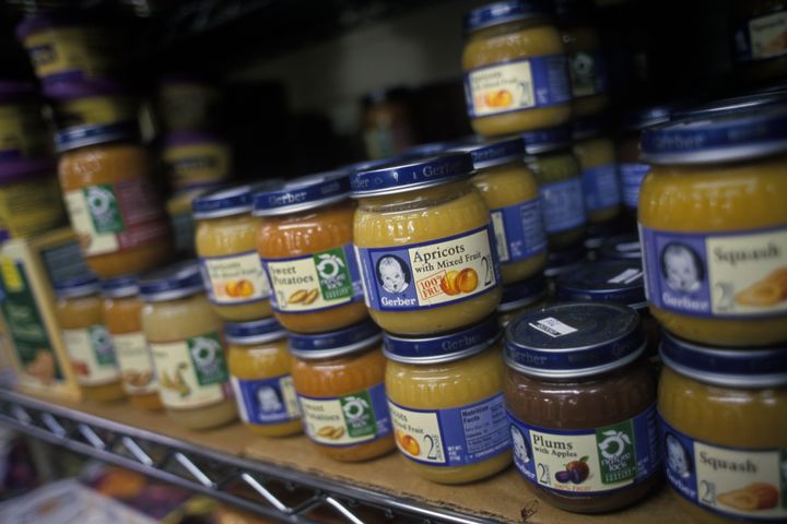 Environmentalists say buying baby food sold in glass jars is preferable since they can be recycled and reused. 