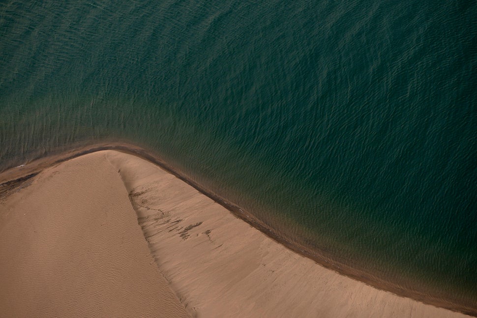 Within the vast Namib Desert in Namibia, Africa, unique shapes and patterns form as the winds whip to transform, shape and mo