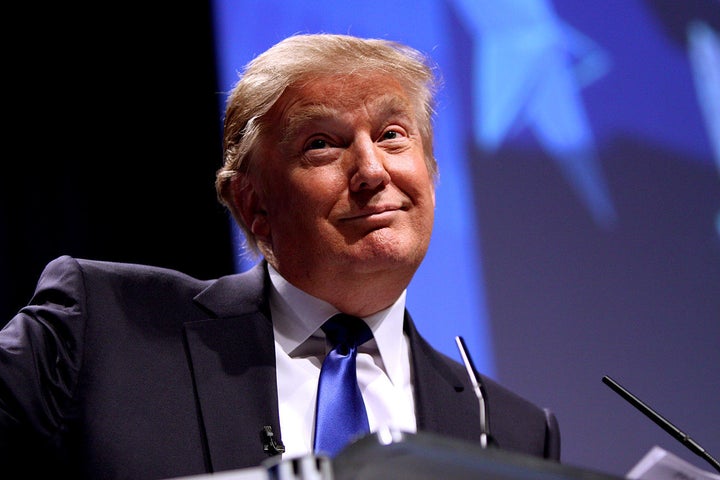 <p><a href="https://www.huffpost.com/news/topic/donald-trump">Donald Trump</a> speaking at CPAC in Washington D.C. on February 10, 2011. Creative Commons License.</p>