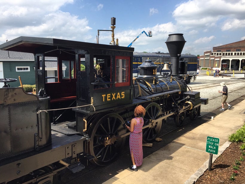 The Texas raced backwards at speeds of up to 70 mph during the race, on tracks where a safe speed was 18.