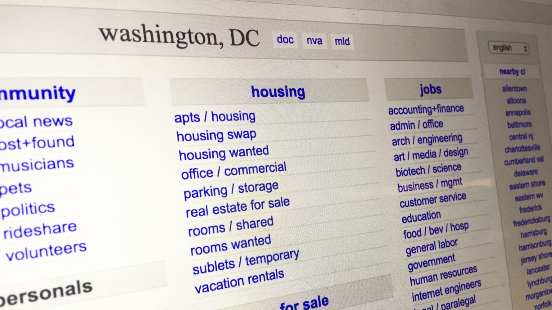 Here Is President Trump's Craigslist Ad For Comey's Replacement