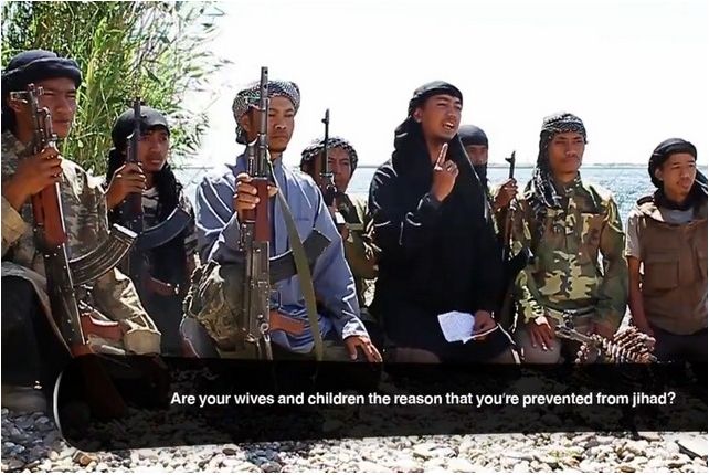 “Join the ranks” – A propaganda video shows Members of Katibah Nusantara reaching out to possible recruits in Southeast Asia and declaring war on Southeast Asia.