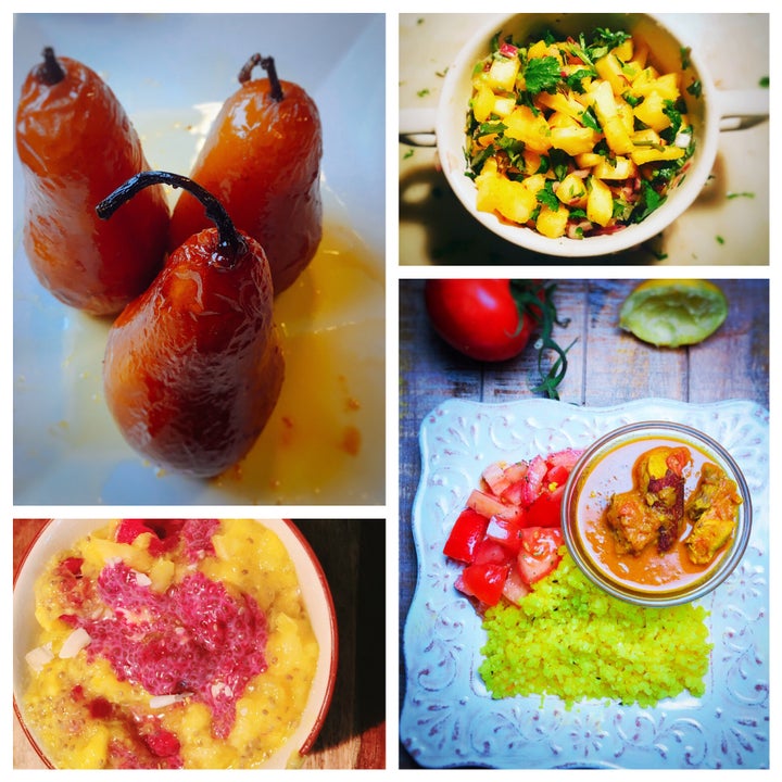 Fruit desserts, Chia pudding, Cauli rice and Fruit salsa are great food ideas for Ramadan