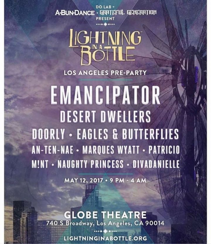 An-Ten-Nae will be performing at the Lightning in a Bottle Pre-Party in Los Angeles, Friday, May 12