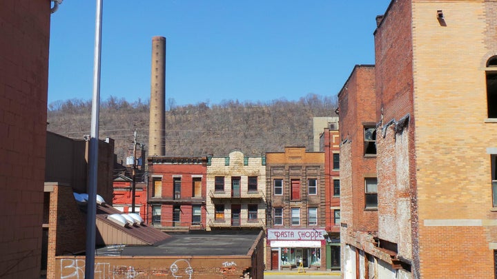 Abandoned buildings and mills in Monessen, PA.