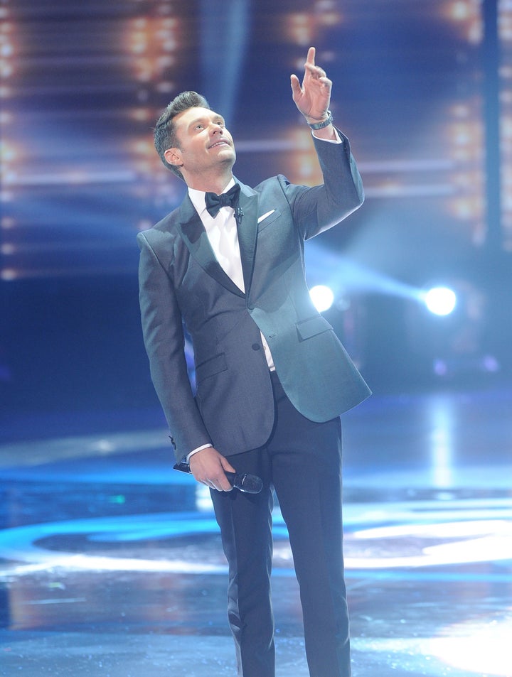 Seacrest on the "American Idol" finale, which may not be his finale after all.