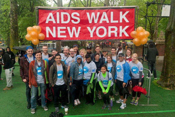 Viacom’s 2013 AIDS Walk Team. Emerge, Viacom’s LGBT Employee Affinity Group, provided support recruiting walkers and assisting with fundraising 