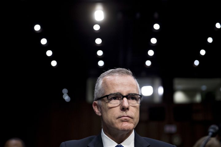 Andrew McCabe, acting director of the Federal Bureau of Investigation, in Washington, D.C., on Thursday.