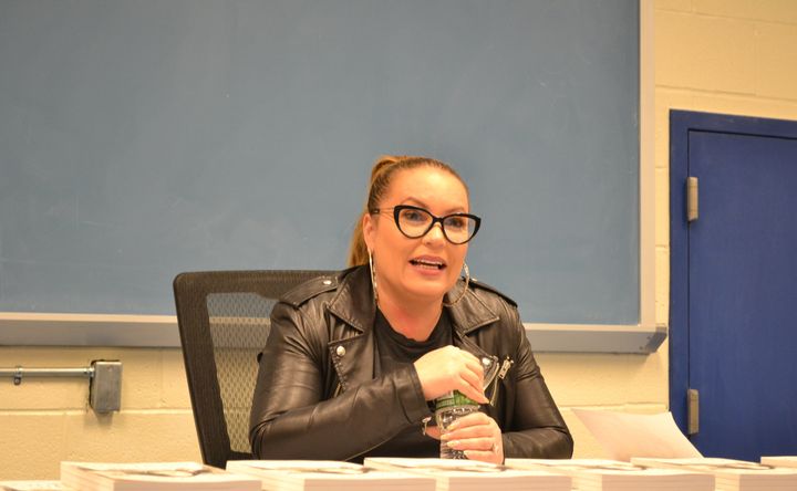 Angie Martinez visited Rikers Island on Wednesday. 