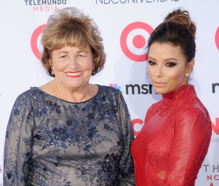 Eva Longoria and her mother. 