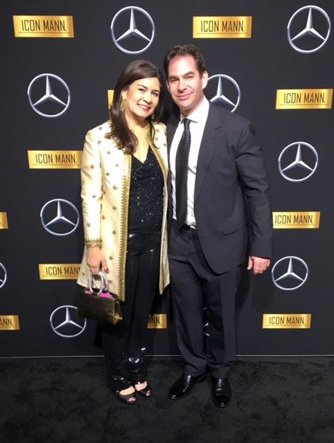 Oscar night at the Mercedes event.