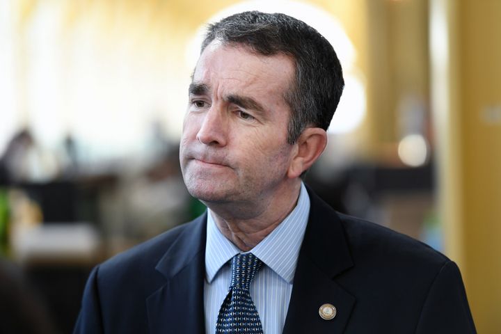 Virginia Lt. Gov. Ralph Northam, seen here meeting with airport workers on March 8, 2017, is under fire from opponent Tom Perriello for once claiming health care is a "privilege."