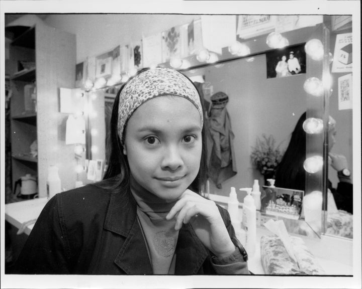 Lea Salonga in her "Miss Saigon" dressing room, circa 1991. 