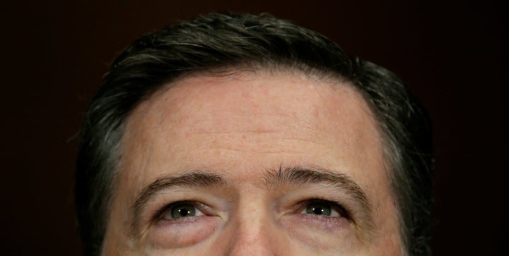 FBI Director James Comey testifies before a Senate Judiciary Committee hearing in Washington, D.C., May 3, 2017.