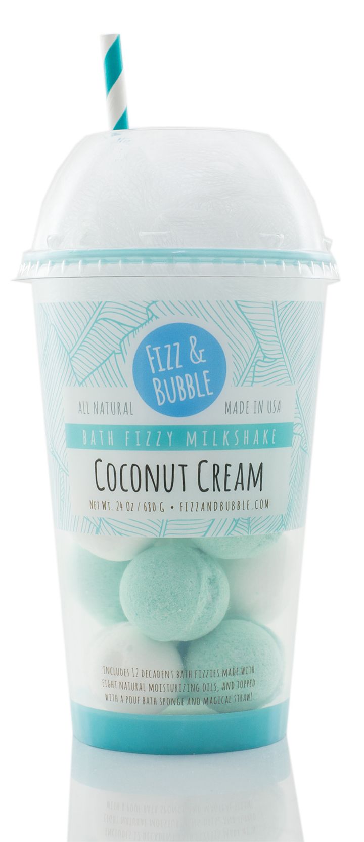 A Fizz & Bubble Coconut Milkshake —for the bath!