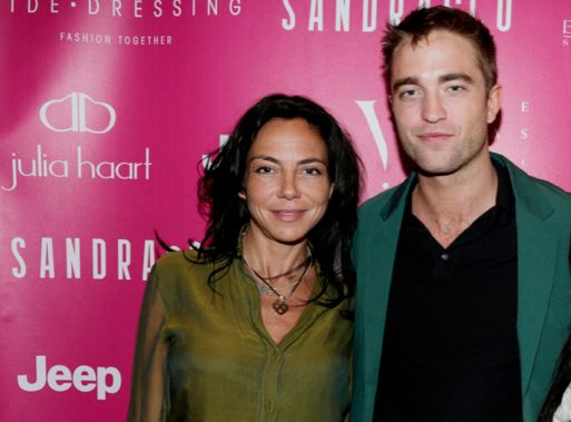 <p>Sandra Zeitoun De Matteis with Robert Pattinson</p>