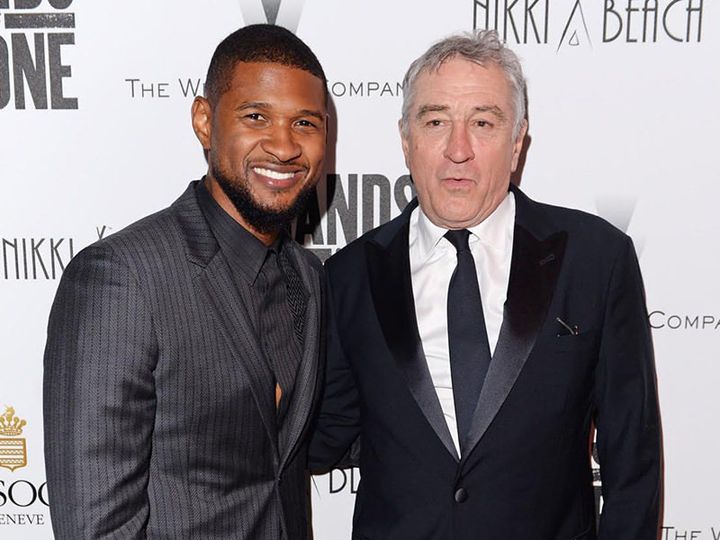 Usher and Robert De Niro